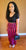 My Stripe Skirt (Fuschia/Black)